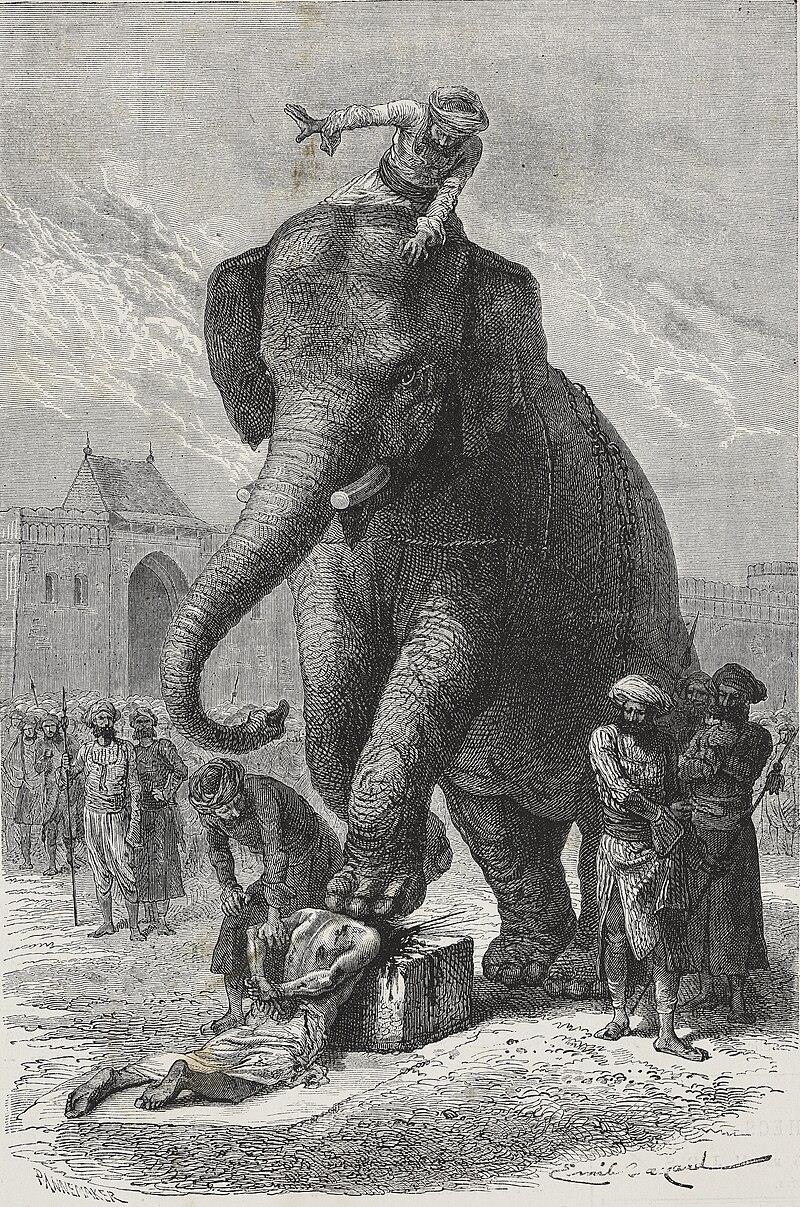 smrt slonom