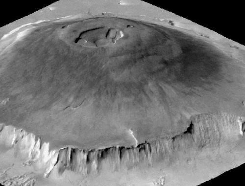 Olympus Mons najvacsia sopka v slnecnej sustave