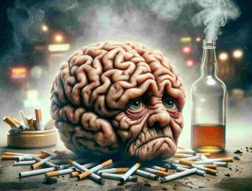 mozog ktory starne fajcenie alkohol