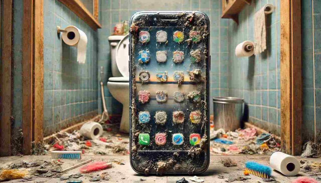 Fuj! Nechutné, čo všetko sa môže na tvojom mobilnom telefóne nachádzať! Čistíš ho pravidelne?