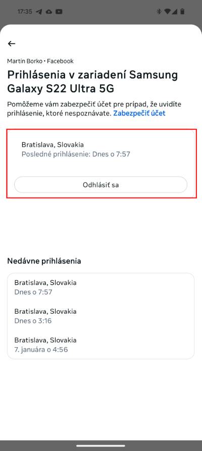 ako zistit ci niekto cudzi pristupuje k Facebook uctu_6