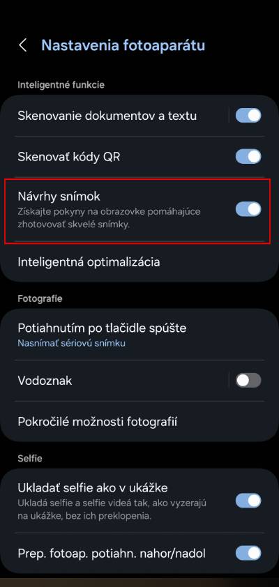 navrhny snimok samsung